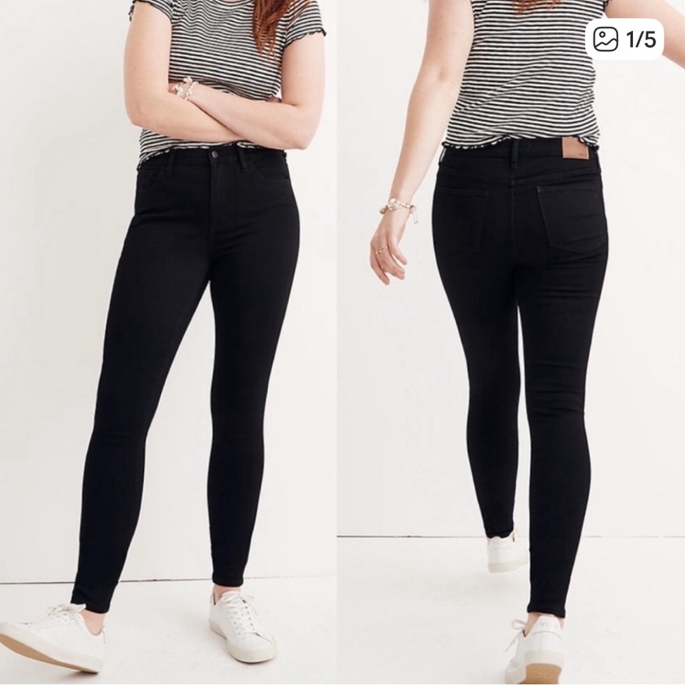 Madewell Jet Black Skinny Pants